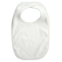 2-Ply Terry Solid White Bib - 1024W