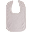 2-Ply Terry Solid White Bib