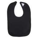 Interlock Solid Black Bib