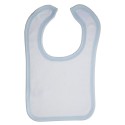 2-Ply Terry Blue Trim Bib