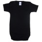 Interlock Black Short Sleeve Onezie - 0010BL