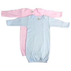 White Interlock Infant Gown - 913