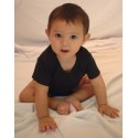 Interlock Black Short Sleeve Onezie - 0010BL