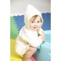 White Terry Hooded Bath Robe - 960W