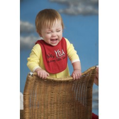 Red Interlock Bib