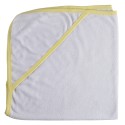 Cotton Terry Solid Yellow Hooded Bath Towel - 021B Y