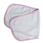 2-Ply Terry Pink Trim Burp Cloth - 1025P