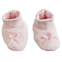 Rib Knit Infant Booties Set