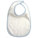 2-Ply Terry Blue Trim Bib - 1024B
