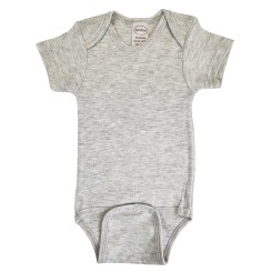 Red Interlock Short Sleeve Bodysuit Onezies